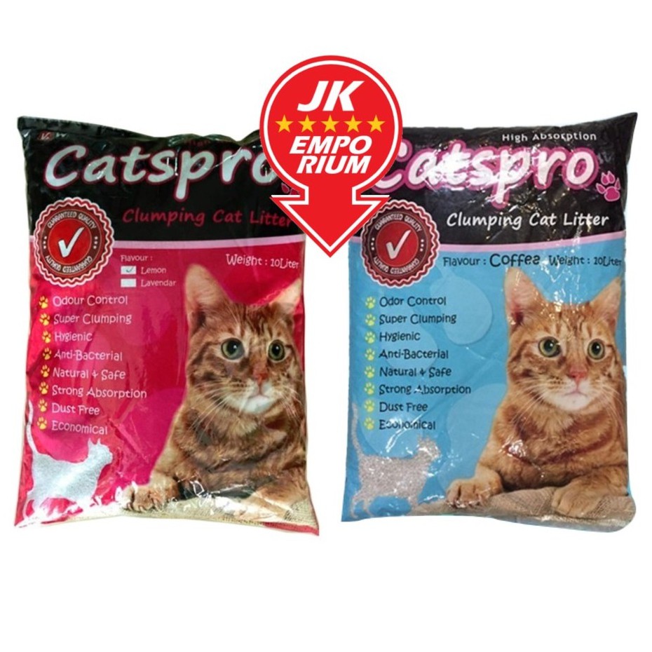 10L 8.1kg Catspro Clumping Cat Litter Pasir Kucing | Shopee Malaysia