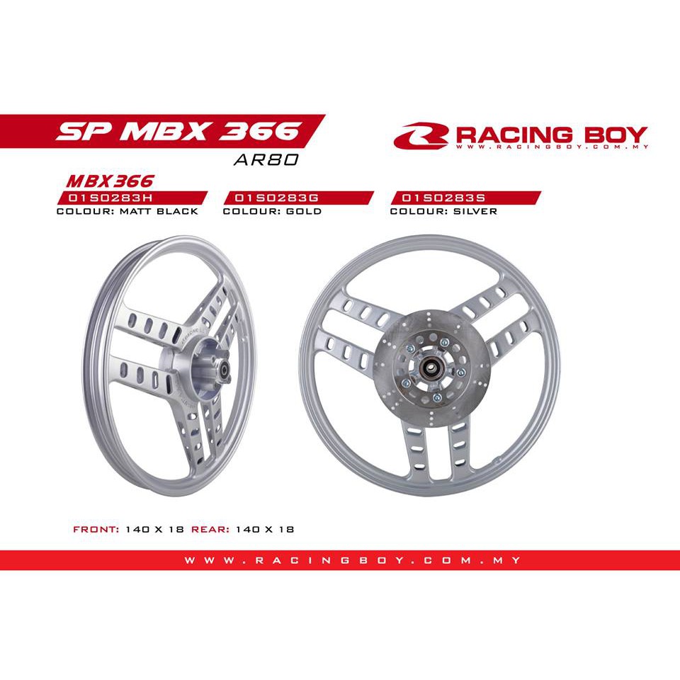 Sport Rim MBX366 AR80 | Shopee Malaysia