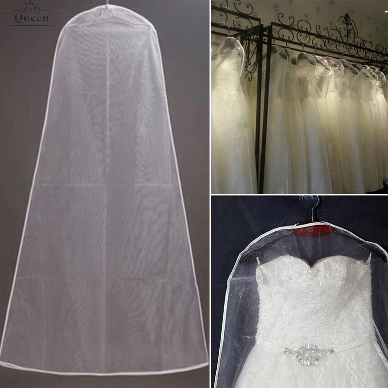 Bridal Gown Wedding Dress Storage Bag Breathable Clear Garment Dust Proof Cover Shopee Malaysia 3462