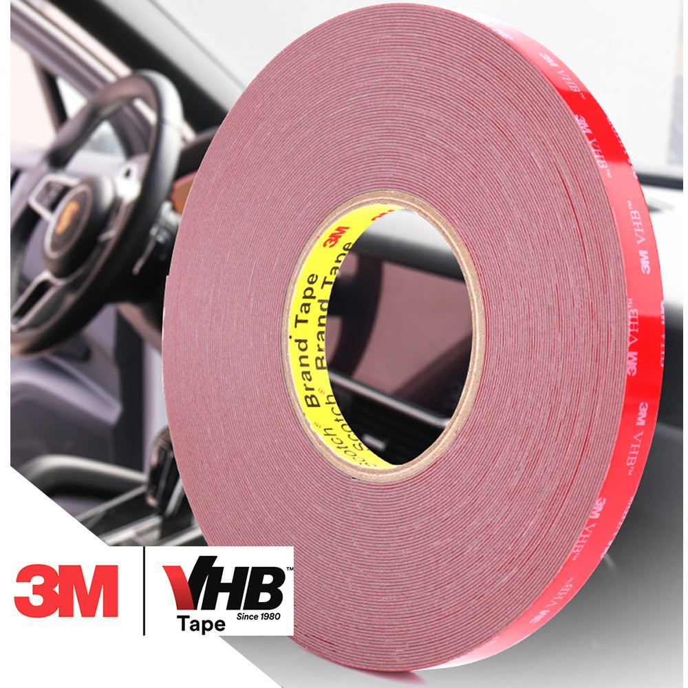 3M VHB (Very High Bonding) High Temperature Double Sided Tape 10mm