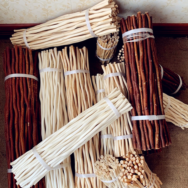 树枝装饰干枝树枝天然干枯枝手工diy短木段原木枝木片幼儿园装饰Natural dry branches handmade diy short ...