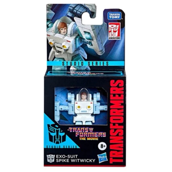 Transformers Studio Series Core Class Exo-Suit Spike Witwicky Figurine d' action (8,5 cm) Combat pour Cybertron à partir de 8 Ans
