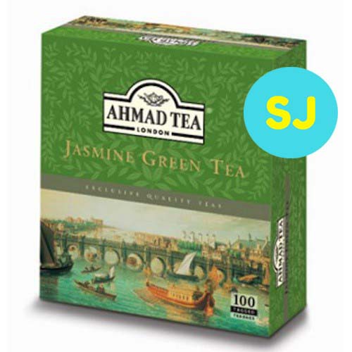 Ahmad Tea Jasmine Green Tea 100 Teabags Shopee Malaysia