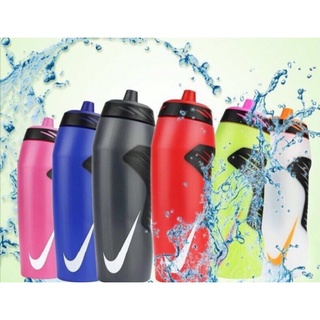 NIKE SPORTS WATER BOTTLE GYM FOOTBALL DRINKS GRIP SQUEEZE NON LEAK CUP BPA  FREE