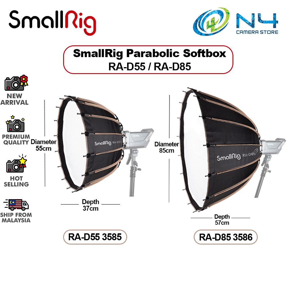 AnzeigeSmallRig RA-D85 Parabolic Softbox Ab