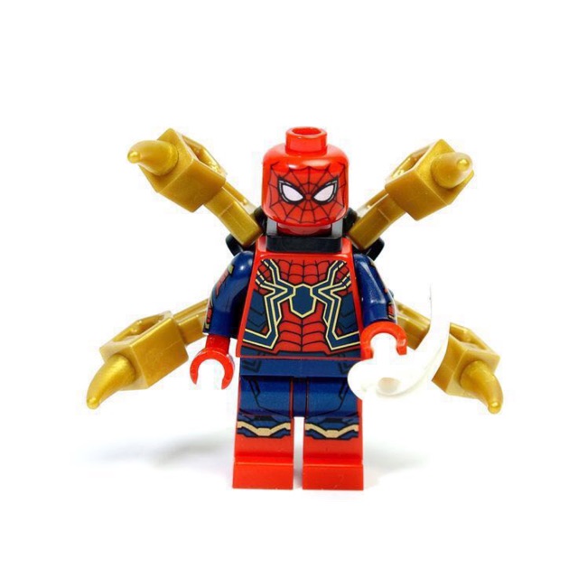 [A&A Brick] Lego 76108 avenger infinity war- spider iron man minifigure ...