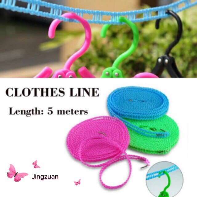 Clothes Line Hanger Stop Rope?5m) Shopee Malaysia