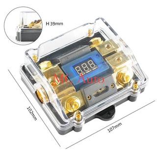 Power Amplifier Digital Fuse Holder With Meter Power Amp Fuse Fius ...