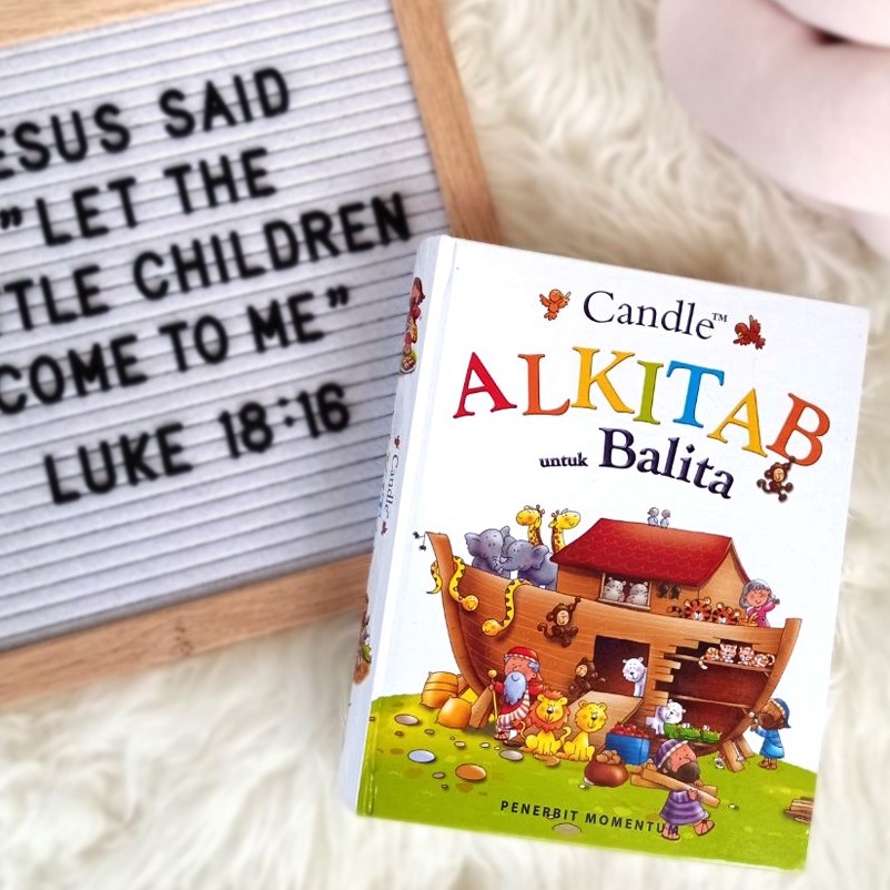 Bilingual Toddler Bible Story Book - 2 Languages, Bright Pictures ...