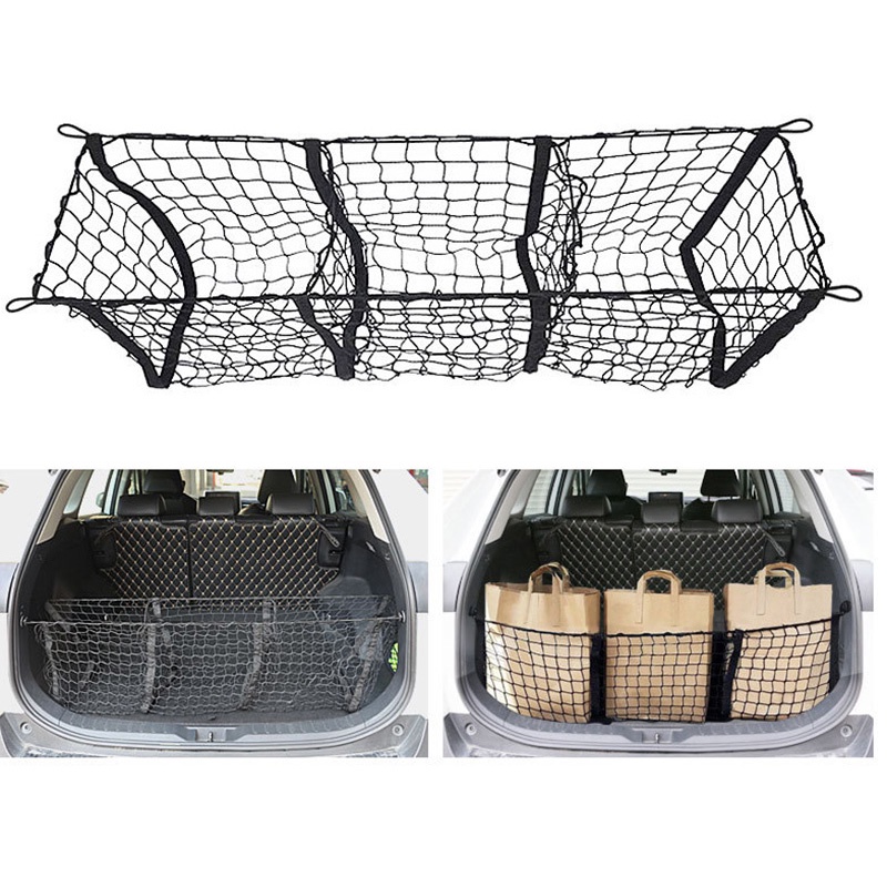 Car Trunk Luggage Storage Cargo Organiser Nylon Elastic Mesh Net For