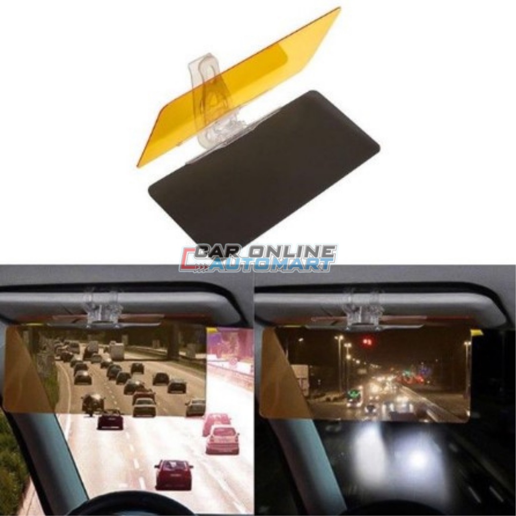 Car Transparent Clip Sun Shield Sun Visor Sunshade Anti-dazzle Anti ...