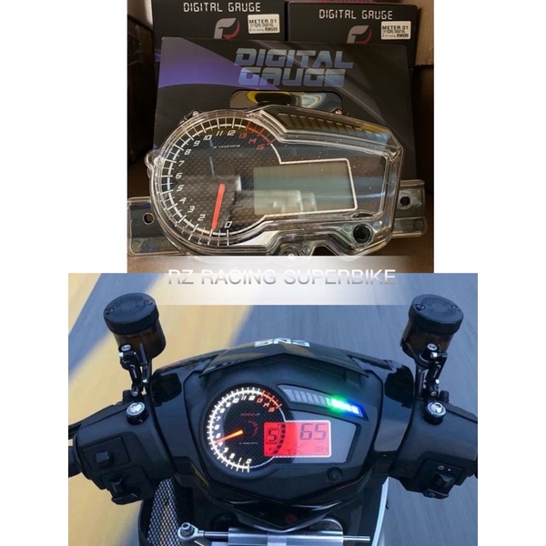 Y15ZR V1 METER DIGITAL (RZ RACING) YAMAHA Y15 SPEEDOMETER SPEEDO FULL ...