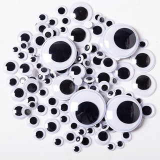 Christmas Decorations 4 Inch 3 Inch 2 Inch Wiggle Googly Eyes with Self  Adhesive Large Black Googly Eyes for Crafts Set of 6 Mix Sizes