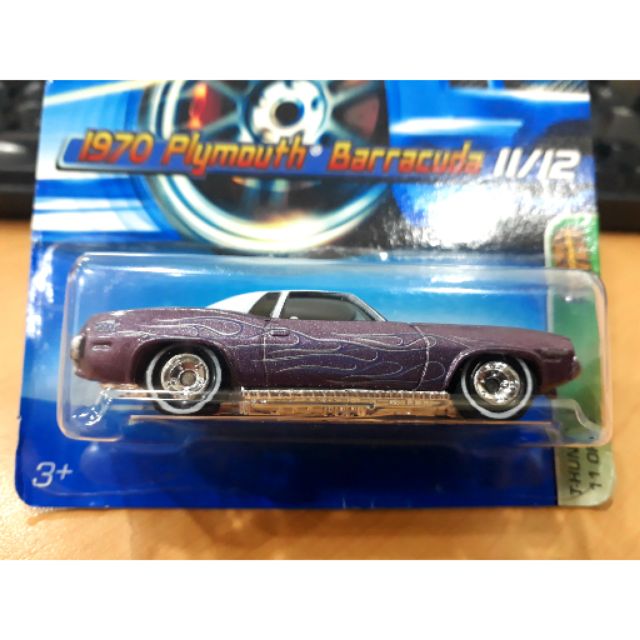 Hot Wheels 2005 1970 Plymouth Barracuda T-Hunt Real Riders