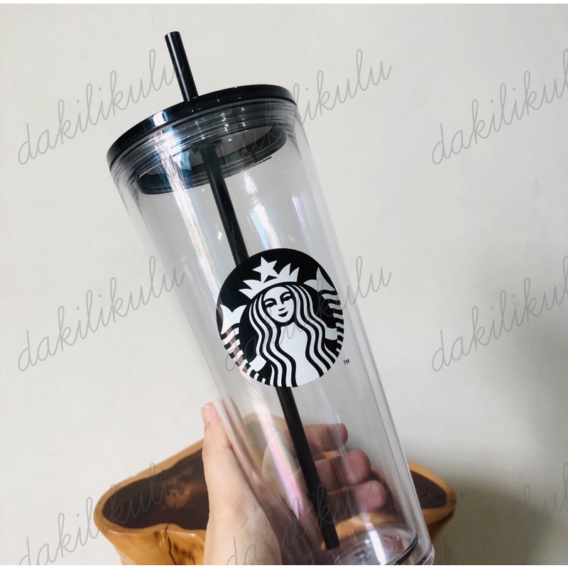 Starbucks Malaysia Transparent Cold Cup Straw Tumbler 710ml/24oz - Cold ...