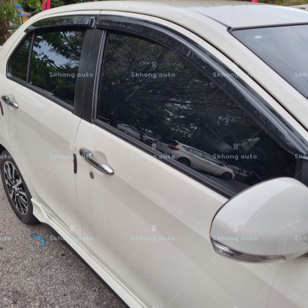 perodua bezza door visor cover /Air Press Window Door Visor ( 2.5 inch ...