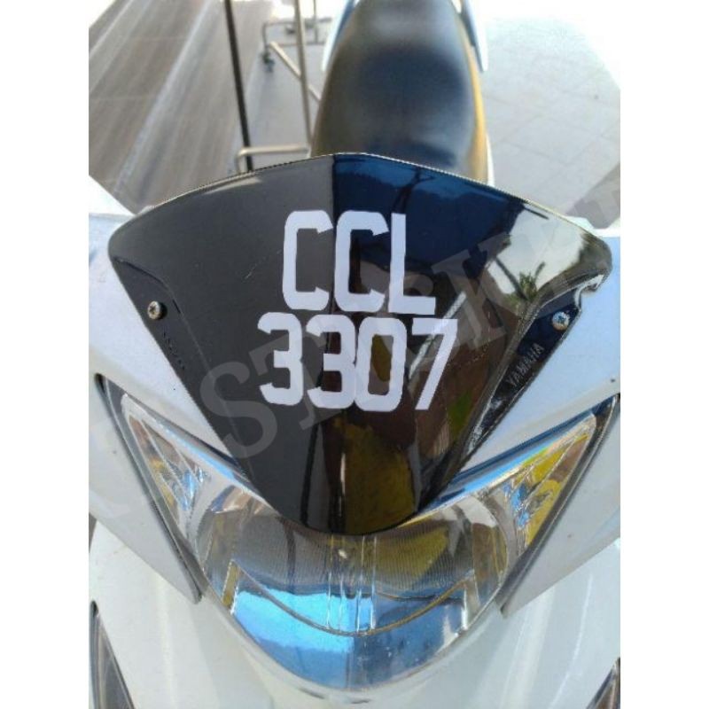LC135 V1 COWLING VISOR (BOLEH TEMPAH STICKER PLATE DEPAN) | Shopee Malaysia