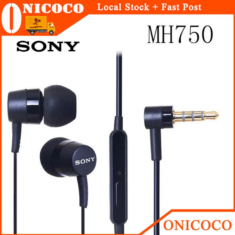 SONY MH750 in ear stereophone BASS Subwoofer Xperia series earphone for sony and other android