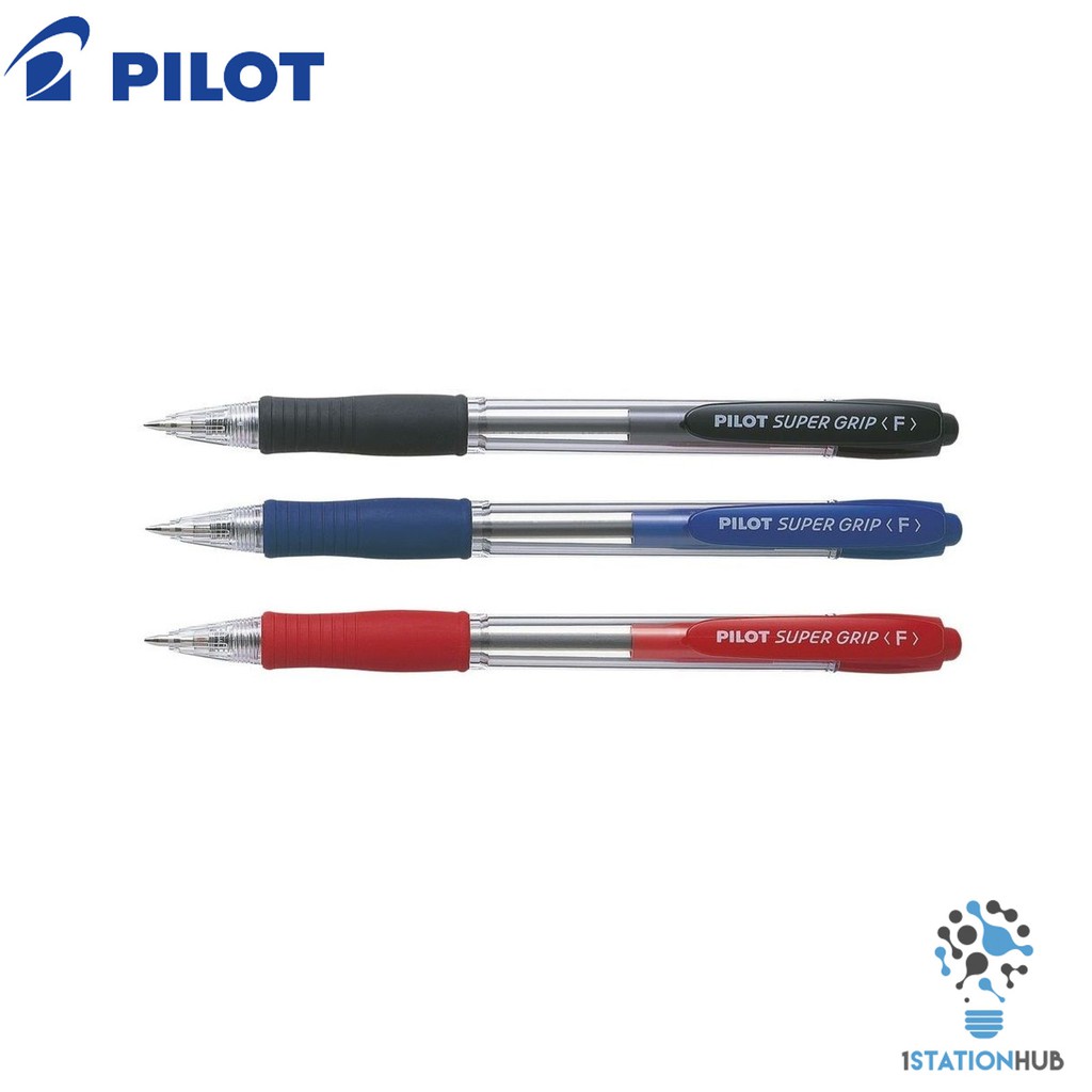 Pilot Super Grip F Retractable Ballpoint Pen 0.7mm / Pack — A Lot Mall