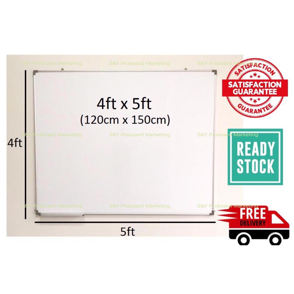 White board Size 2x3 3x4 4x4 4x5 4x6 4x8 WhiteBoard 1.5x2ft