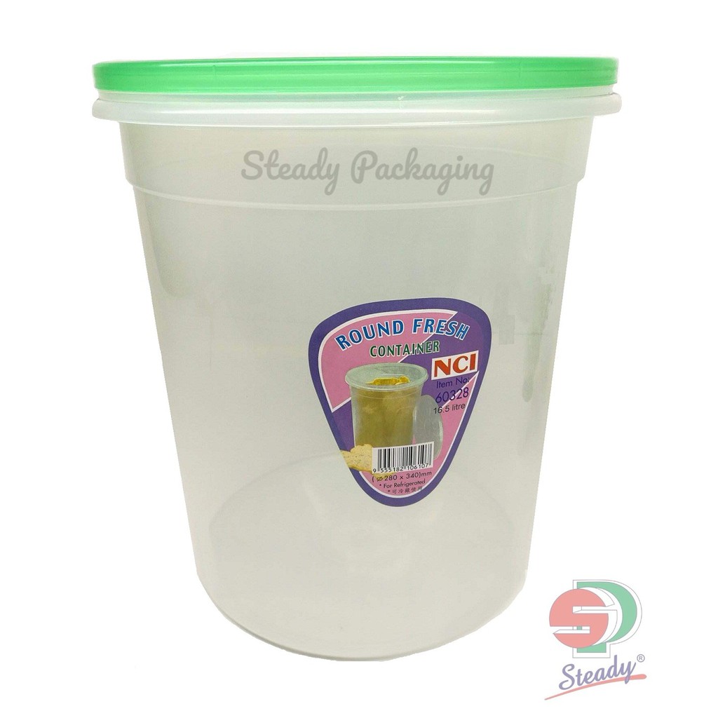 Round Tall Container (NCI 60328) With Cover [16.5L] | Shopee Malaysia