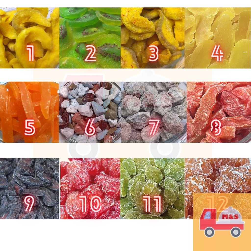 Multiple Dried Fruits & Sour Plums 50g - [Groceries Food Snacks Nuts ...