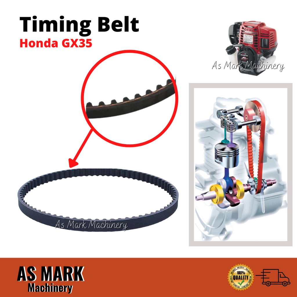 Honda GX35 Timing Belt Brush Cutter Mesin Rumput Shopee Malaysia