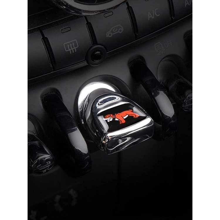 Metal Engine Start Push Start Button Ignition Starter Pushbutton Cover Caps Sticker for Mini