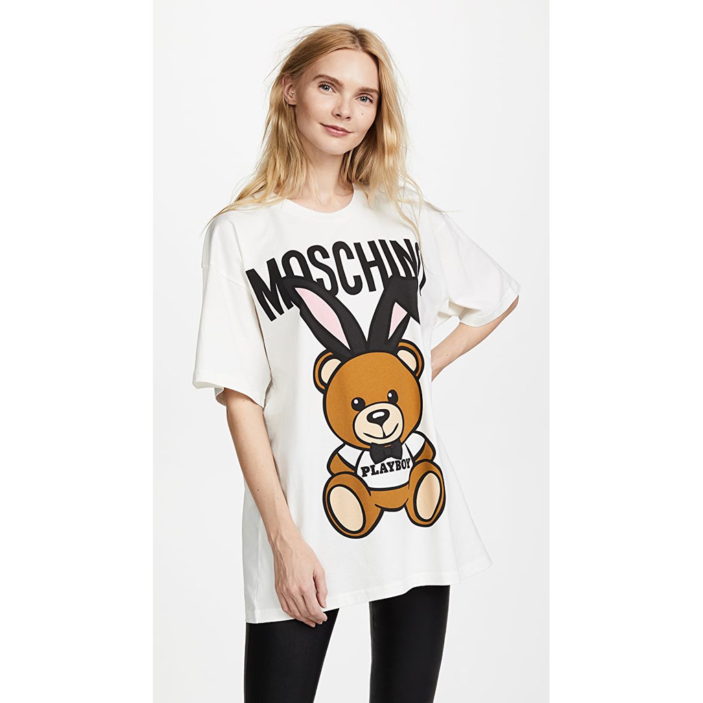 Moschino Playboy Bear T shirt Shopee Malaysia