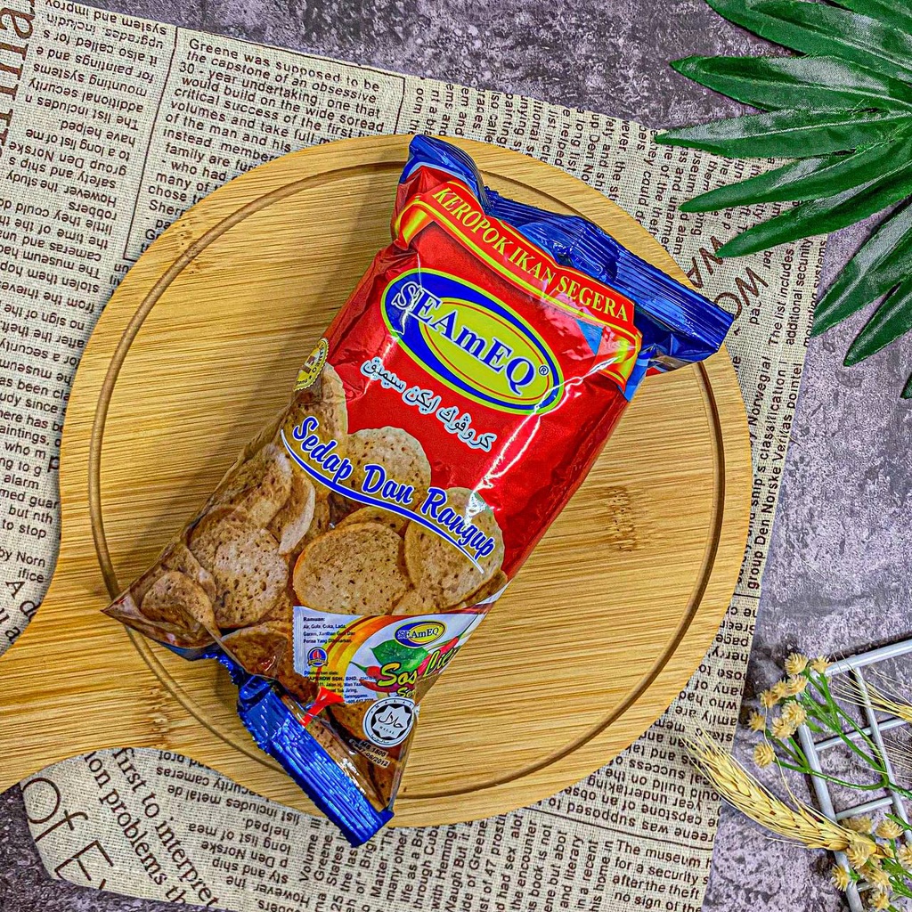 Keropok Ikan Segera + FREE SOS🔥🐟 𝙆𝙚𝙧𝙚𝙥𝙚𝙠 𝙍𝙖𝙟𝙖 𝙁𝙖𝙧𝙖𝙝 | Shopee Malaysia