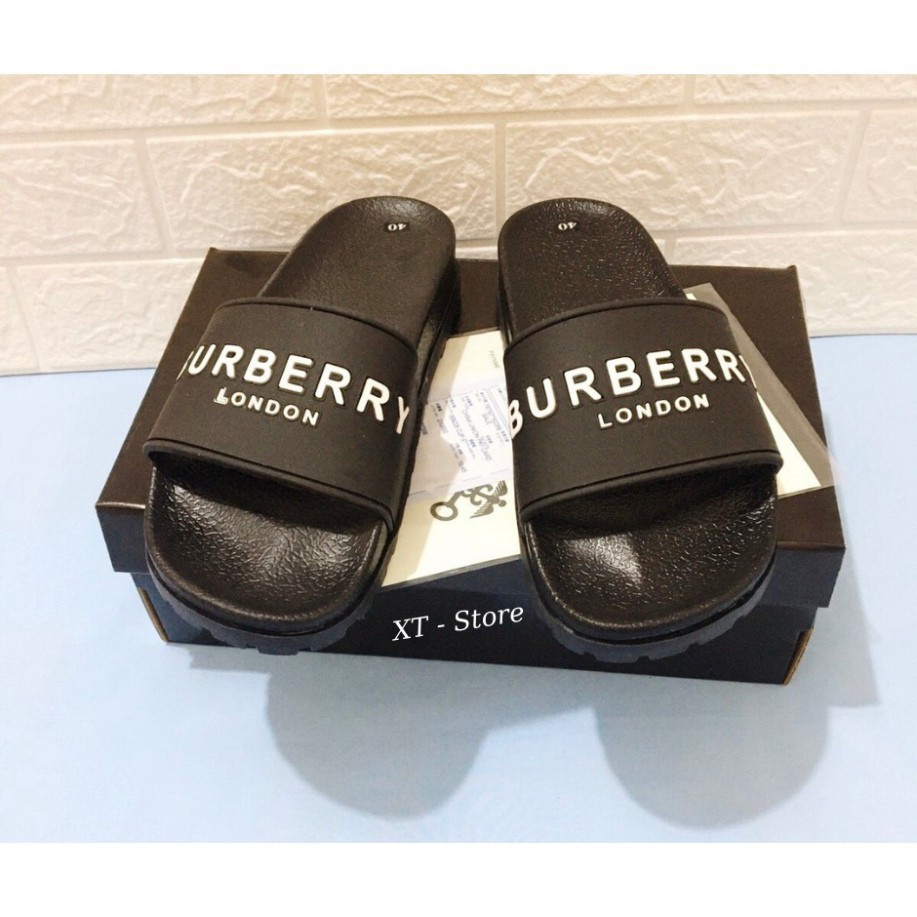 Burberry mens cheap flip flops