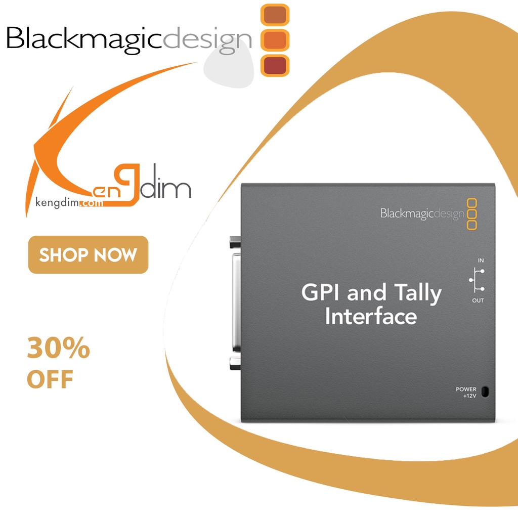 Blackmagic Design GPI & Tally Interface for ATEM Production