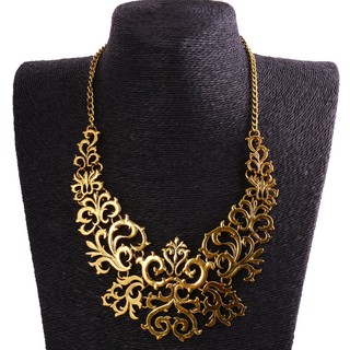 Luxury Sexy Choker Necklace Hallow Crystal Bib Collar Necklaces & Pendants  Maxi Statement Necklaces for Women Vintage Jewelry