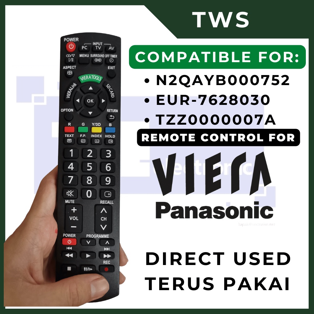 Remote control for(Panasonic Viera Tv) Shopee Malaysia