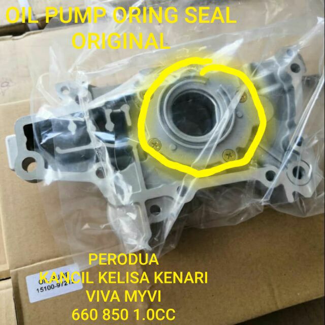 ORIGINAL OIL PUMP ORING SEAL PERODUA KANCIL KELISA KENARI VIVA MYVI