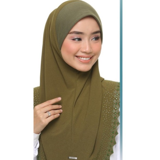 AL RABIHA TUDUNG MOSSCREPE BATU (SIZE M) Shopee Malaysia