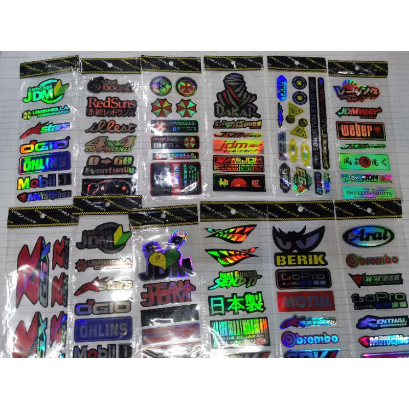 hologram color full helmet sticker | Shopee Malaysia