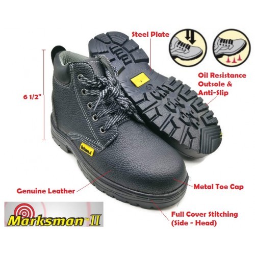 Marksman steel toe cap boots on sale