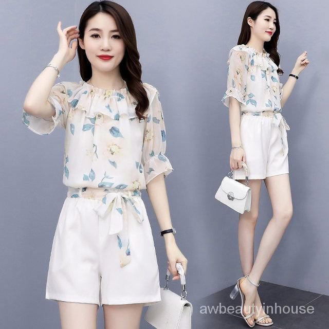 Plus Size Korean Cotton-Linen Casual Sportswear Set