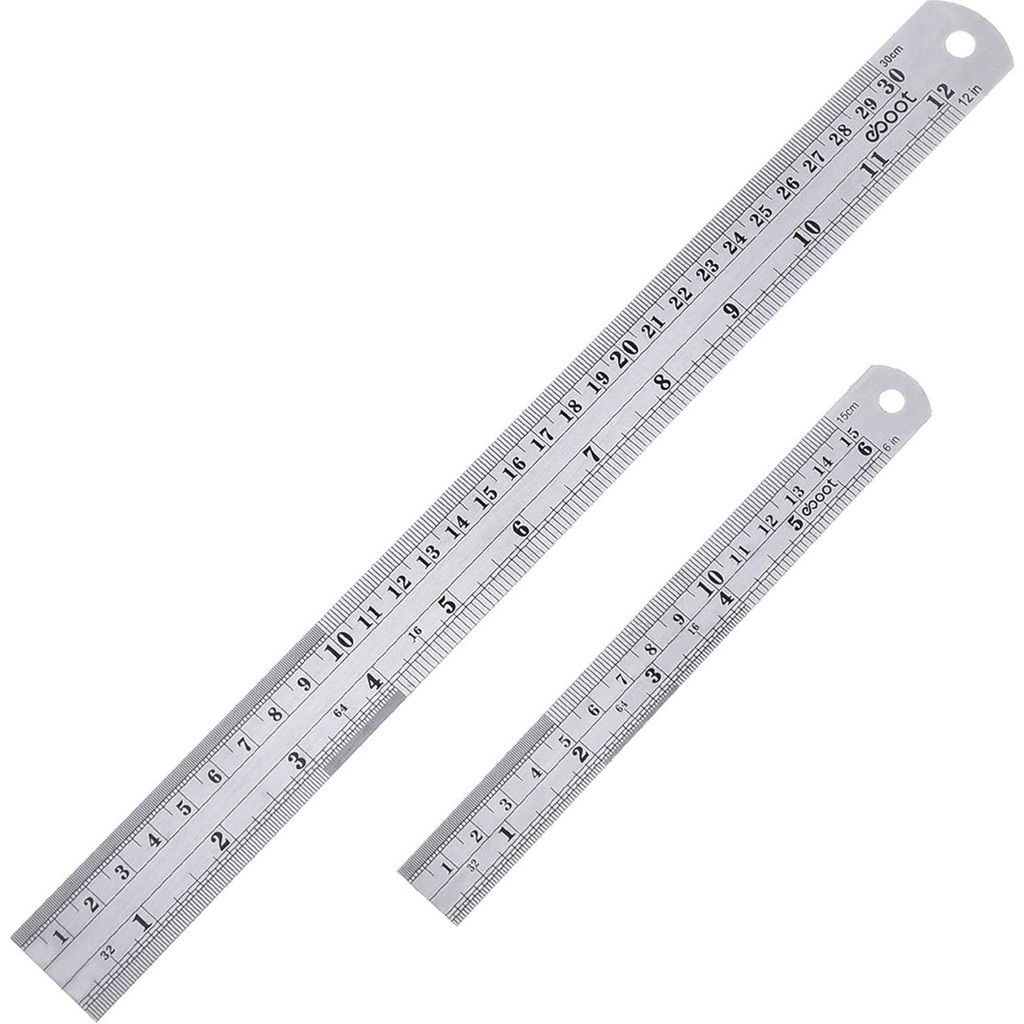 Steel Ruler 15cm/ 30cm | Shopee Malaysia