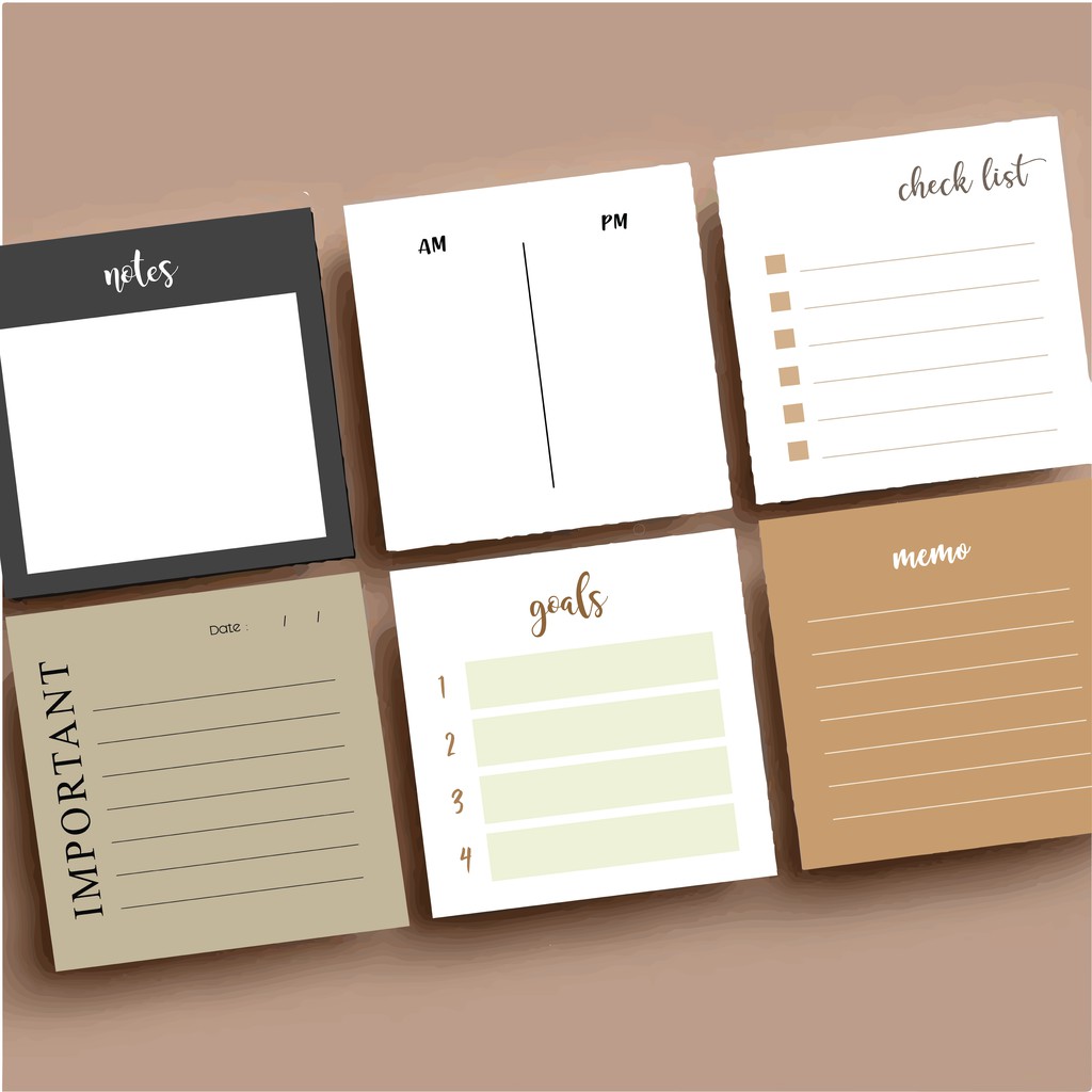 80pcs 80gsm To Do List Memo Pad / Reminder / Note Pad / Check List
