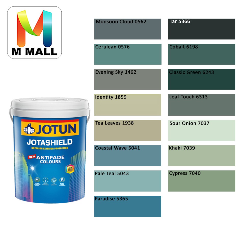 *📌📌* (0562-7040) 5L Jotun Jotashield Antifade Colours Exterior Paint ...