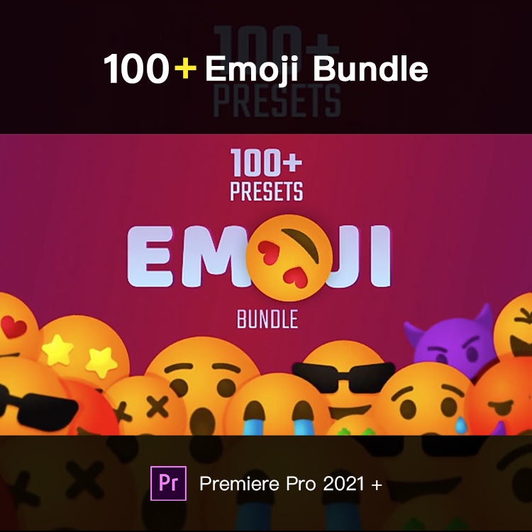 [Pr Presets] 100 Emoji Bundle Presets for Premiere Pro | Shopee Malaysia