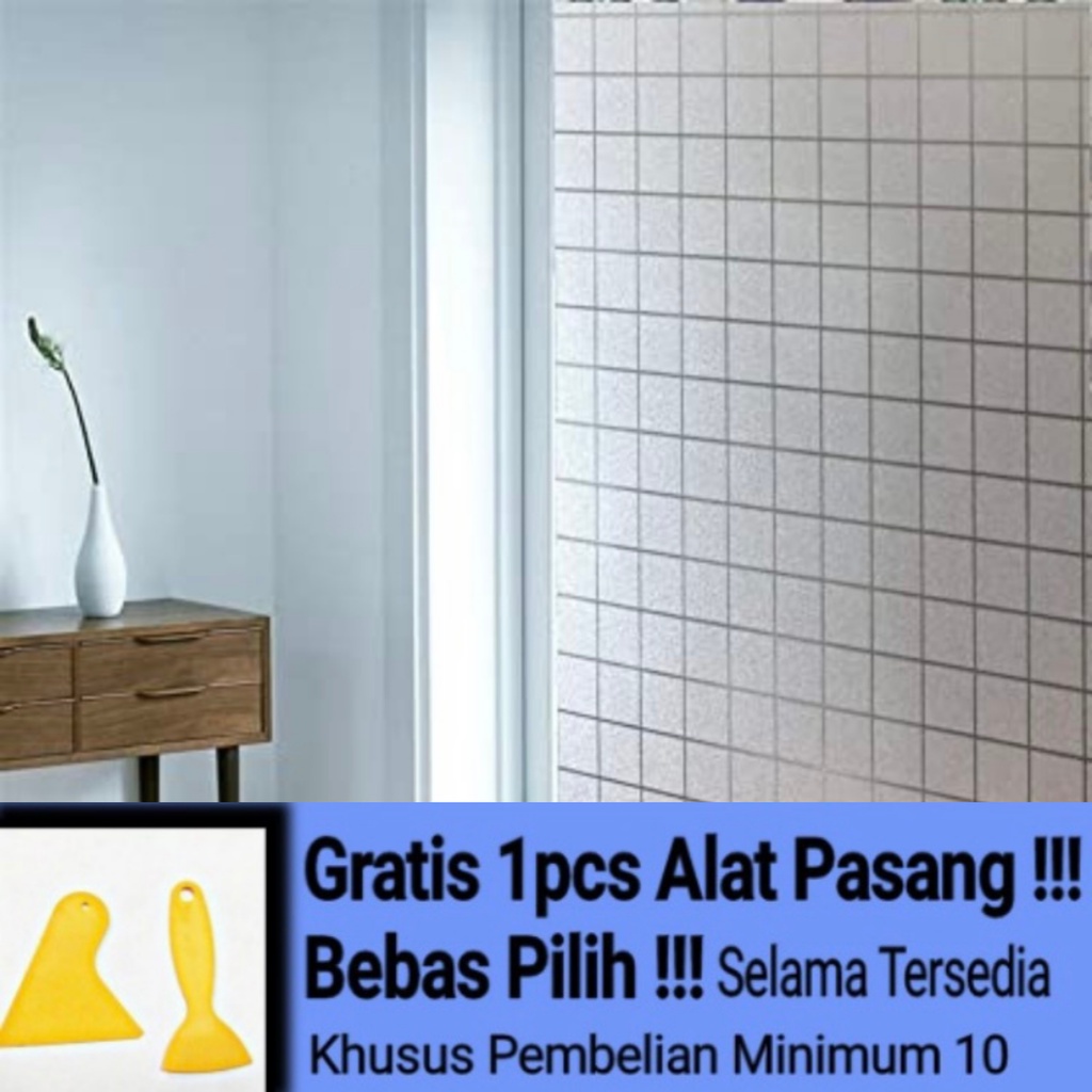 Sticker | Sandblast Window Film Sticker | Checkered Glass Sticker ...