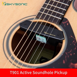 Skysonic T-901 Acoustic Guitar Pickup active Magnetic Sound hole Pickup  with Volume and Tone Controls | Shopee Malaysia