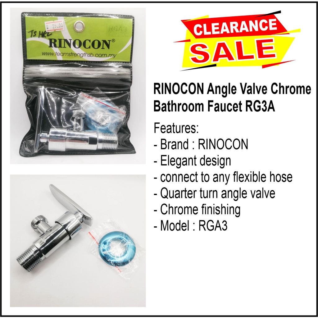 RINOCON Bidet Angle Valve Sink Tap | Shopee Malaysia