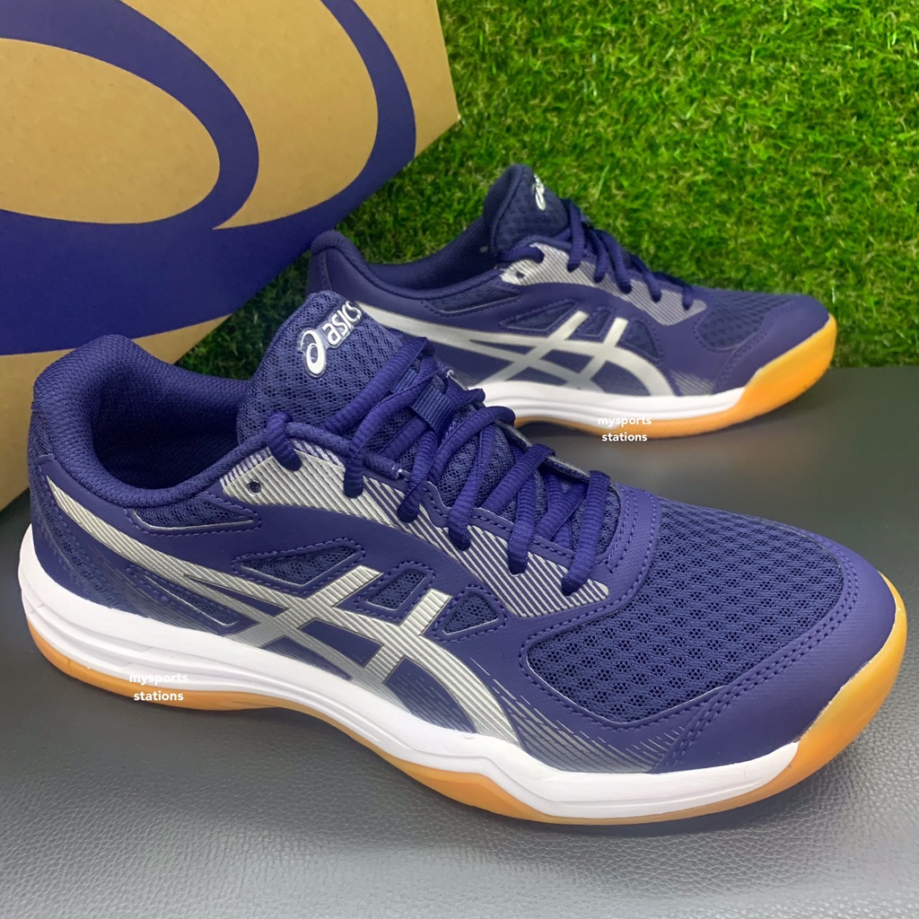 asics Mens Upcourt 5 1071A086 100 1071A086 400 Badminton Shoes Court Shoes Kasut Badminton 100 Original Shopee Malaysia