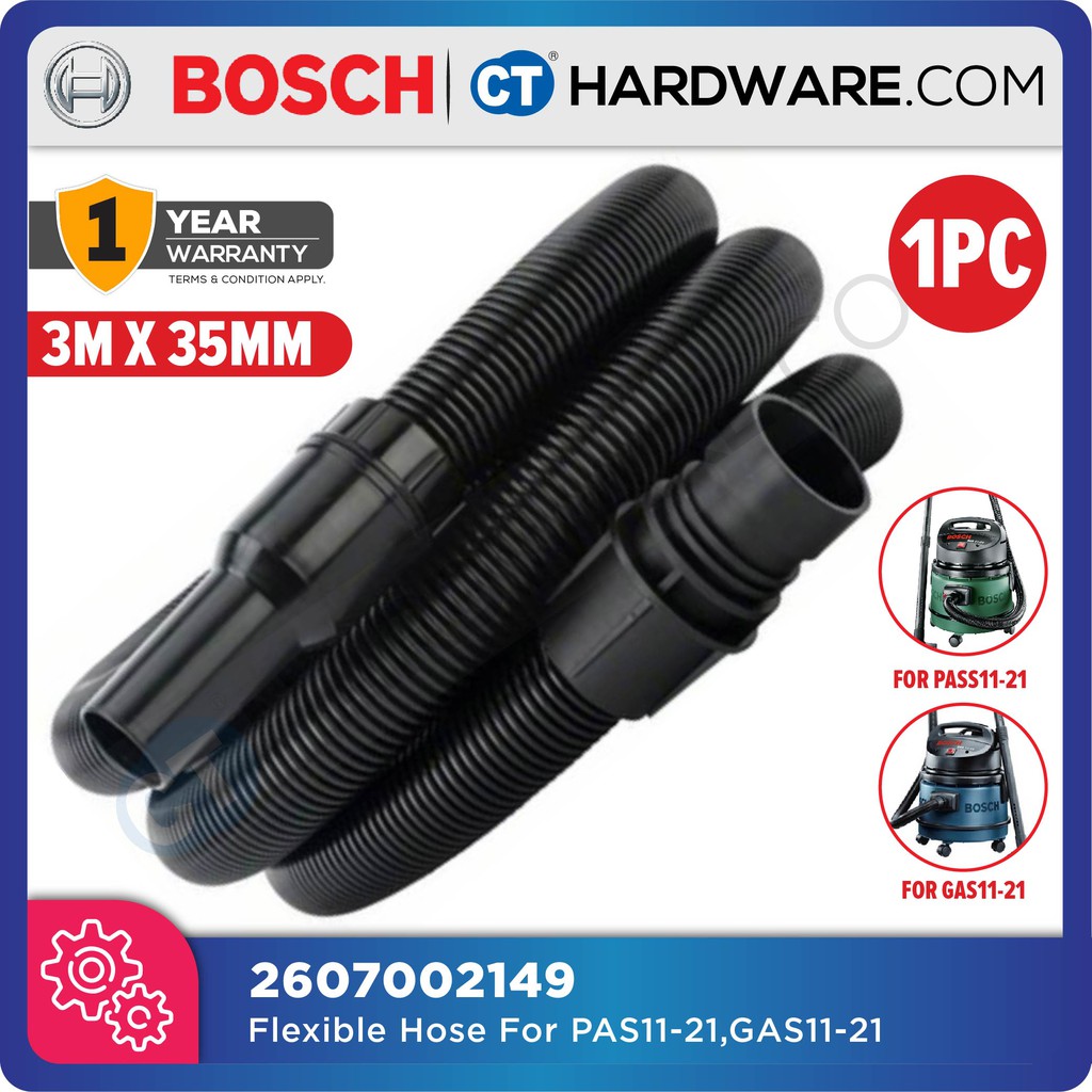 BOSCH 2607002149 FLEXIBLE HOSE 3Mx35MM FOR PAS1121 GAS1121 DUST