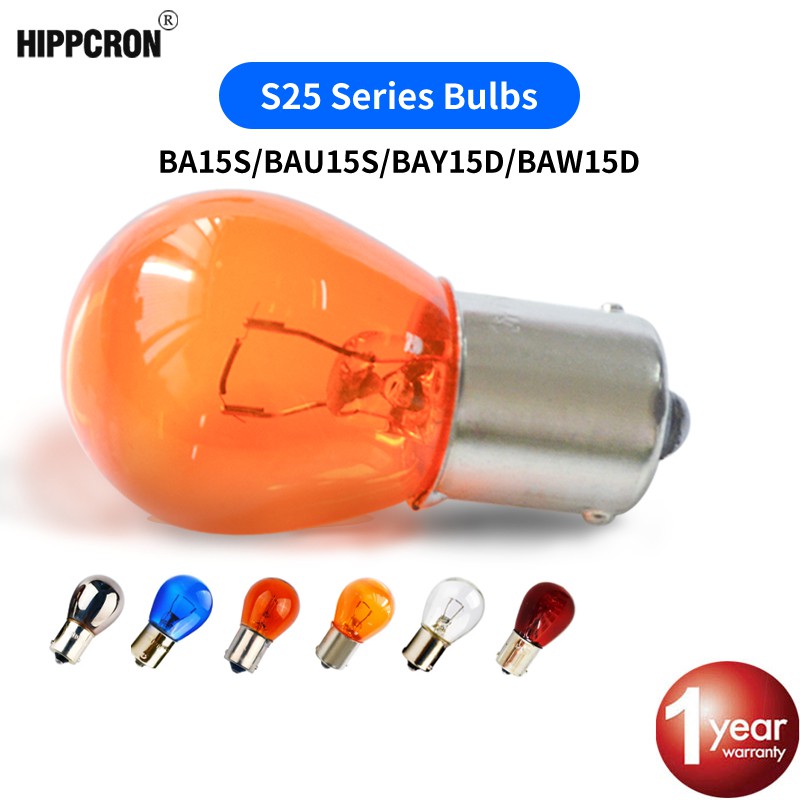 Car Halogen Bulb P21W S25 1156 1157 380 382 S25 R780 PR21/5W PR21W R782 ...