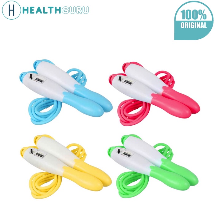 HealthGuru Analog Skipping Rope Auto Count Jumping Rope with Built-in ...